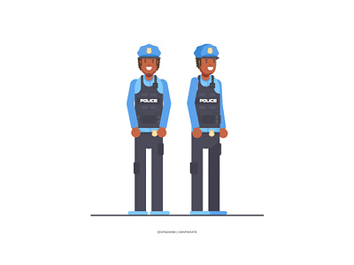 Flat Black Police Character illustration character character illustration character model sheet flat character flat vector graphics info graphics model model sheet police police character police info graphics police model sheet policia v is for vector vector