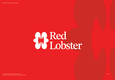 Red Lobster Rebrand/Guidelines (Concept) adobe illustrator adobe indesign adobe photoshop brand guidelines branding graphic design logo design