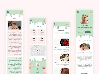 Pastry Shop - Responsive bakery confectionery design home page mobile design pastry pastry shop product product design responsive ui ui design ux ux design web design