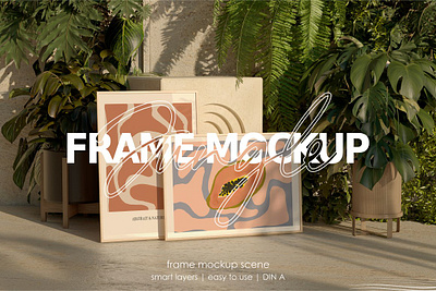 JUNGLE Natural Frame mockup set art mockup bedroom frame mockup frame mockup frame mockup interior frame mockup set frame wall mockup interior frame mockup interior mockup jungle poster mockups palm shadow psd mock ups