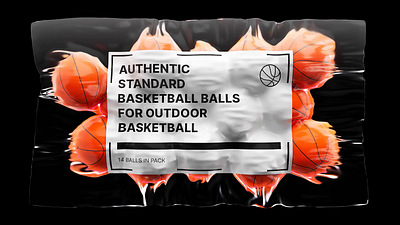 Outdoor Basketball Balls 3d 3dillustration abstract animation c4d glass graphic design illustration motion graphics render