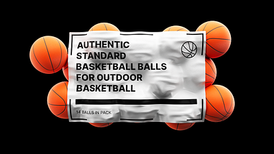 Outdoor Basketball Balls 3d 3dillustration abstract animation c4d design digital art glass graphic design illustration motion graphics render