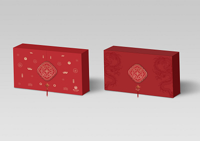 Design of Digital RMB Card-The Year of the Loong Package Design package