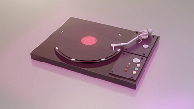 Turntable loop animation 3d render 3d animation art illustration