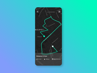 Daily UI #029 - Map 029 app design city app city map daily ui daily ui 029 design map map design running running app ui ui design ux design