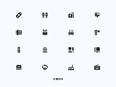 Electronic Device Icons Set app icons bold icon device flat icons icon icon pack icon set iconin iconography iconpack icons iconset illustration line icons