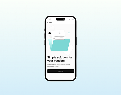 PromptPay: Simplify Your Invoicing design fintech illustration invoice mobile app product design product illustration receipt ui uiux design ux welcome screen