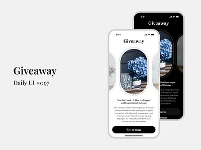 Giveaway - Daily UI #097 daily ui daily ui 97 figma gift giveaway mobile app design ui ui design uiux uiux design