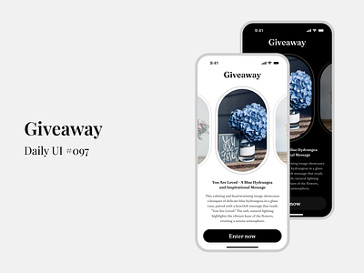 Giveaway - Daily UI #097 daily ui daily ui 97 figma gift giveaway mobile app design ui ui design uiux uiux design