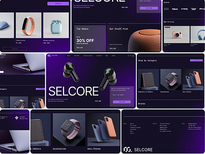 SELCORE Website design landing landing design landing page landing page design landing ui landing ux