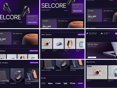 SELCORE Website design landing landing design landing page landing page design landing ui landing ux