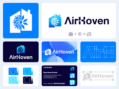 logo design, brand identity abstract logo air conditioner brand identity branding building logo construction logo creative logo home logo house logo logo design logo inspirations logotype minimal logo modern logo print property logo real estate technology visual identity