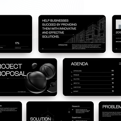 Project Proposal presentation design ppt design