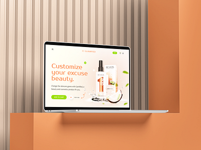 Beauty Product header design beauty beauty clinic beauty product beauty product web beauty salon branding cosmetics creative hero header home page landing page logo professional spa beauty web ui ui element ui ux design uiux user interface webdesign