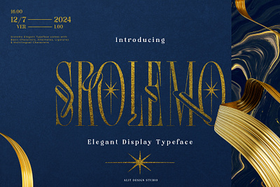 Srolemo Typeface design font fonts letteing typeface