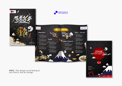 Japanese Restaurant Menu Book | Creaty Studio branding creaty studio graphic design illustration indonesia japansese key visual logo menu book restaurant