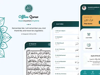 Offline Quran App app azad branding case study design graphic design illustration islam islamic islamic app mobile app mohammad mohammad azad offline offline quran app quran quran app ui ui design ux
