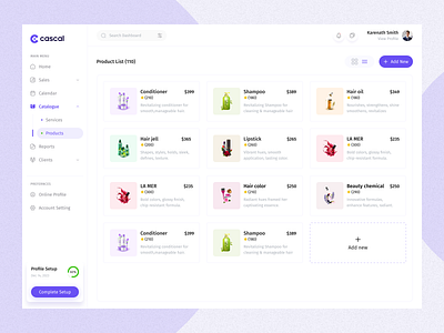 Saloon Service Dashboard app beauty beautyclinic clean dashboard ecommerce management product saas saas dashboard saloon sell service skin care store ui design uiux ux webapp website