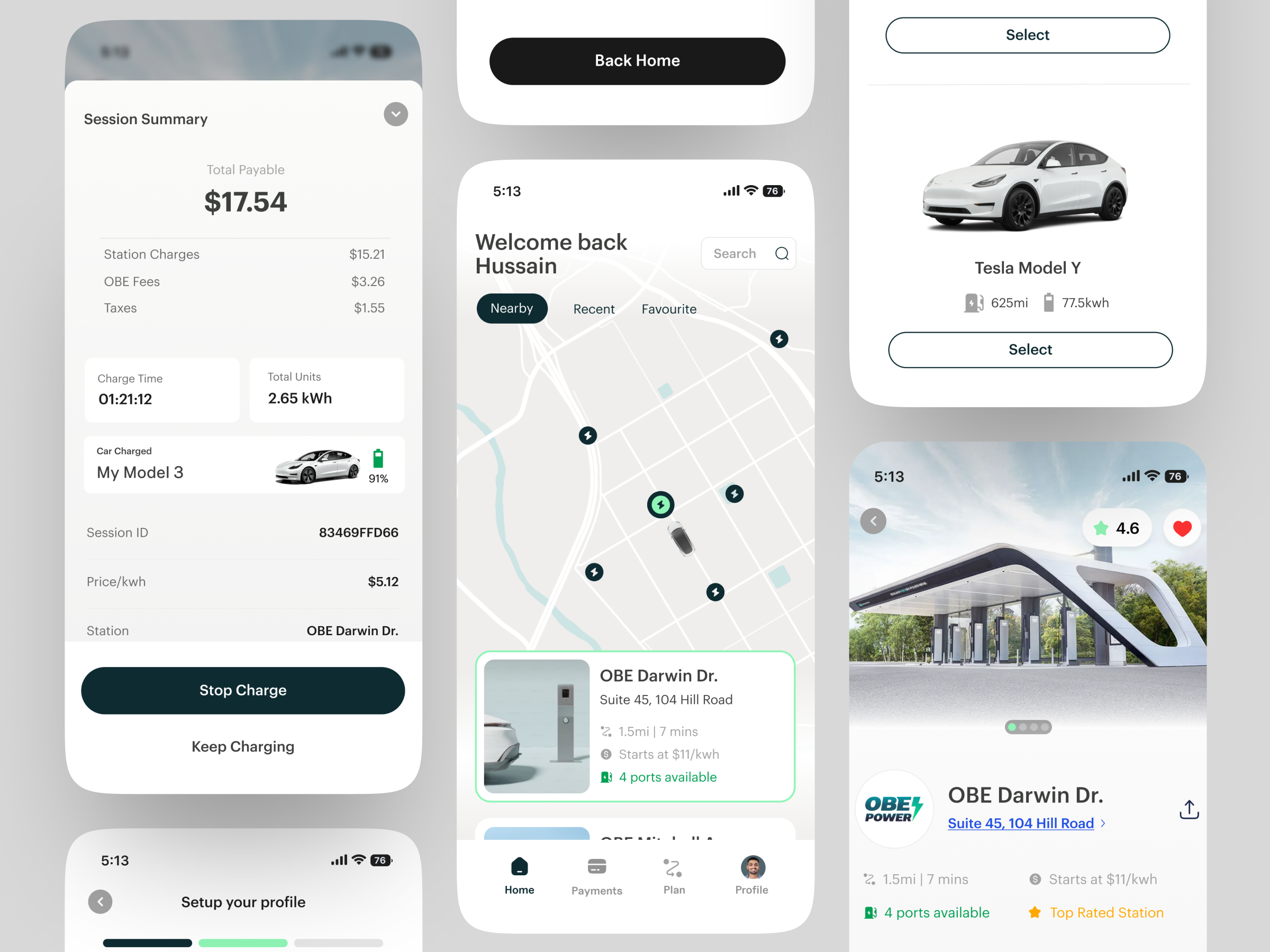 Example of EV Charging Network | Search and Manage Charging