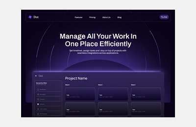 Landing Page Design ui web design