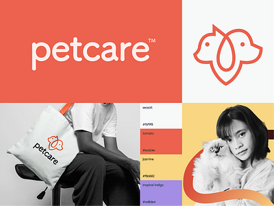 Petcare Brand Identity Design aero brand design brand identity brand strategy branding design graphic design logo logo design logo inspiration minimal pet branding pet care pet lover pet shop logo redesign visual identity