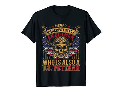 U.S.A. Veteran T-Shirt Design amazon t shirt apparel branding bulk t shirt clothing etsy t shirt fashion design graphic design illustration logo merch design merchandise mersy shirt print on demand t shirt t shirt design typography t shirt usa t shirt veteran t shirt vintage t shirt