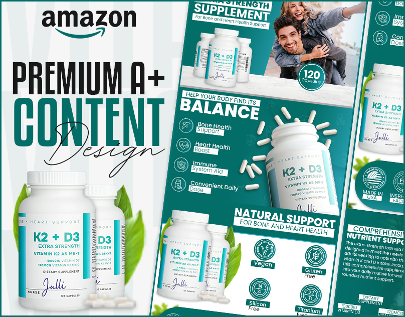 Example of I Will Design Amazon A+ Content (Ebc)