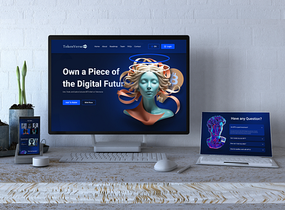 NFT website UI/UX design bluenft btcwebsiteuiux crypto cryptowebsite devicemockupdesogn graphic design latestnftwebsite nft nftwebsite nftwebsiteuiuxdesign ui uiux uiuxdesign webdesignaboutcrypto website websitemockup websiteuiux