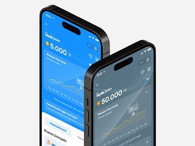 Livin'poin from Livin' by Mandiri android app banking design flat ios loyalty mobile points ui ux