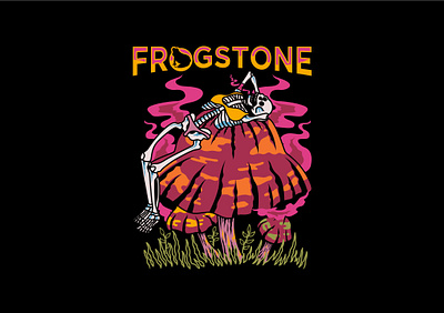 Frogstone Artwork Tshirt adobe illustrator clothing design graphic design illustration streetwear tshirt tshirt design vector design