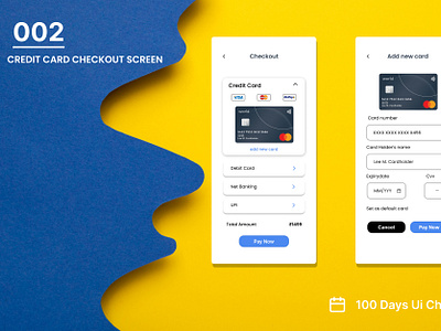 DAY-002 CREDIT CARD CHECKOUT SCREEN 100daysofui appdesign checkout page credit card credit card checkout page credit checkout daily ui challenge payment payment page ui ui design user