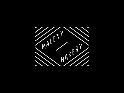 Maleny Bakery aistis bakery branding concept graphic design identity lithuania logo mark minimal design simple symbol vilnius