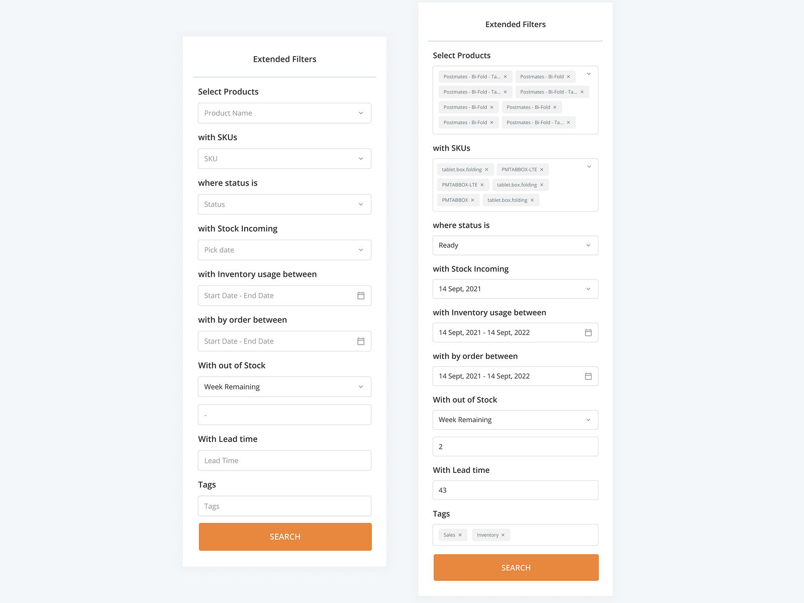 Advance Filter Component by Zain Aijaz for Denovers: UX/UI Design ...