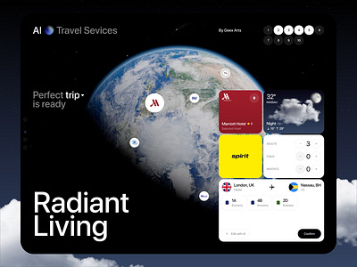 Smartrip – AI Travel Services ai book clean creative dashboard design fashion interface minimal news travel trips ui ux web