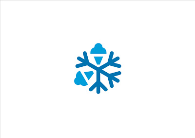 Sleek and Cool Logo for Icebox India Refrigeration professional logo design