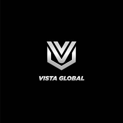 Vista Global Logo 2 branding design graphic design illustration logo typography ui ux vector