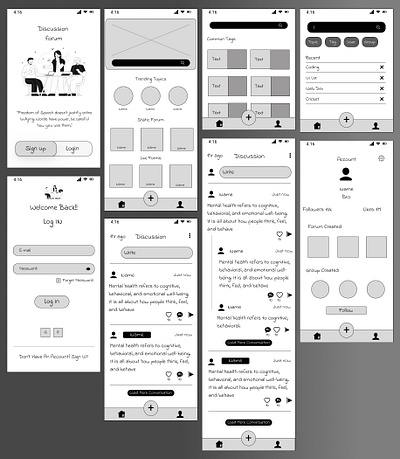 Wireframing design dribbbledesign illustration landingpage ui ux wireframing