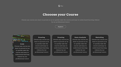 courses platform ui