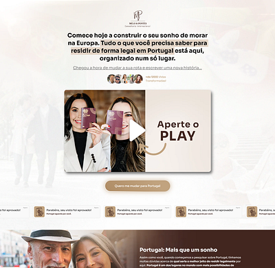 Landing page - Advogado advocacia advogado design designer elementor landing page página de venda página de vendas site ui ux web design web designer website wordpress