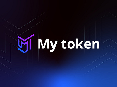 My token- Logo Design Concept blockchain branding creative crypto currency decentralized defi firelab focus lab hola lab logo logo design logo designer market modern nfts slack startup token web3