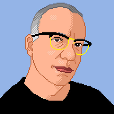 Digital Artist 8bit big pixel illustration pixel pixel art pixelportrait portrait