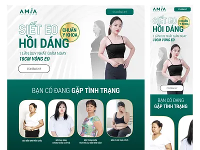 Landing Page Weightloss Service at Clinic beauty clinic design landingpage weightloss