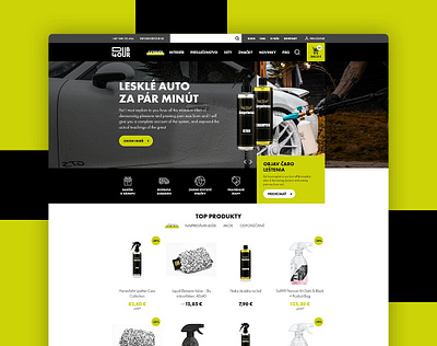 Car cosmetics web design design ui ux web design