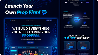 Complete Prop Firm | Forex | Futures | Sports | Launch Now branding challenges complete prop firm design development figma firm firms forex future landing page launch marketing payouts prop prop firm sports betting trade trading uiux