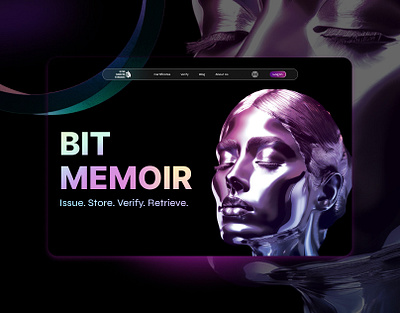 BitMemoir by Navneet Singh 3d animation blockchain design dribbleshots figma illustration interfacedesign prototype typography ui uidesign uiux userinterface ux visualdesign webdesign websitedesign