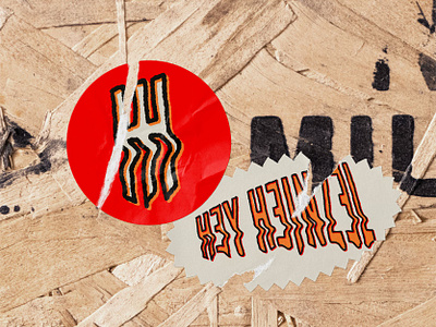 Hey Heinzel Sticker Mockup brand design brand identity branding branding design hand drawn hand lettering handlettering identity design lettering logo logo design mock up mockup monogram psychedelic sticker typographic typography vintage visual identity