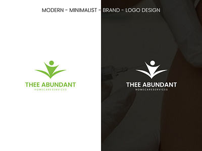 THEE ABUNDANT_ Home care service brand logo custom logo logo logo design minimal logo modern logo