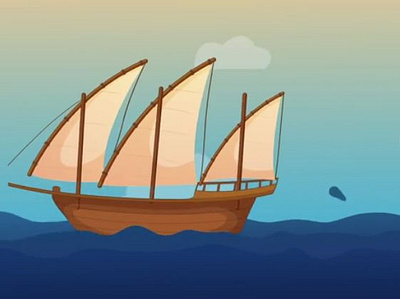 Explore the sea animation graphic design motion graphics