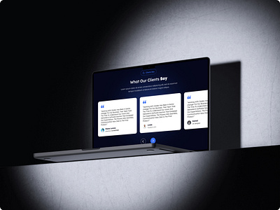 Agency Landing Page(Clients Say Section) agency agencywebsite agenn clean clients say clients say section creativeagency design figmadesign hompage landingpage template ui uiux
