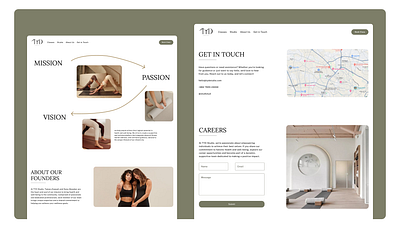 TYD Studio branding design figma studio ui website yoga